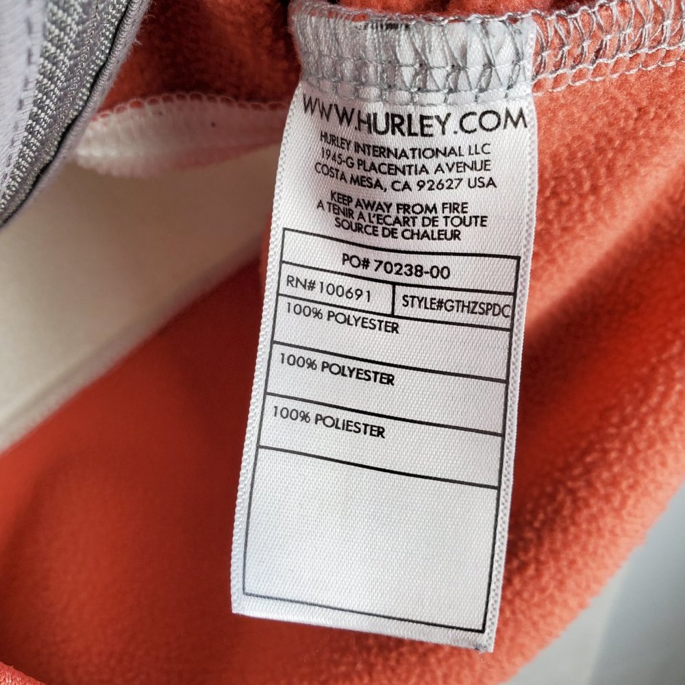 Hurley x Nike Dri Fit Fullzip Hoodie size S - Picture 7 of 7